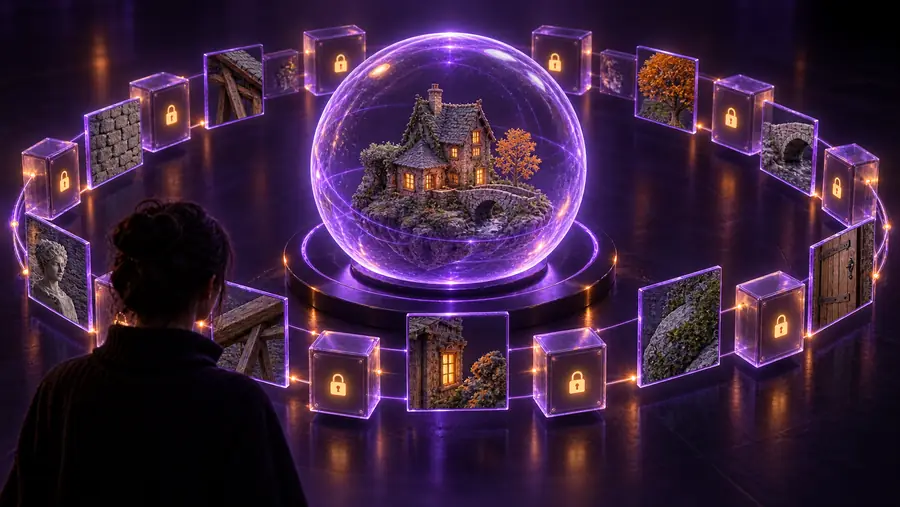 A 3D asset being reviewed in a professional workflow